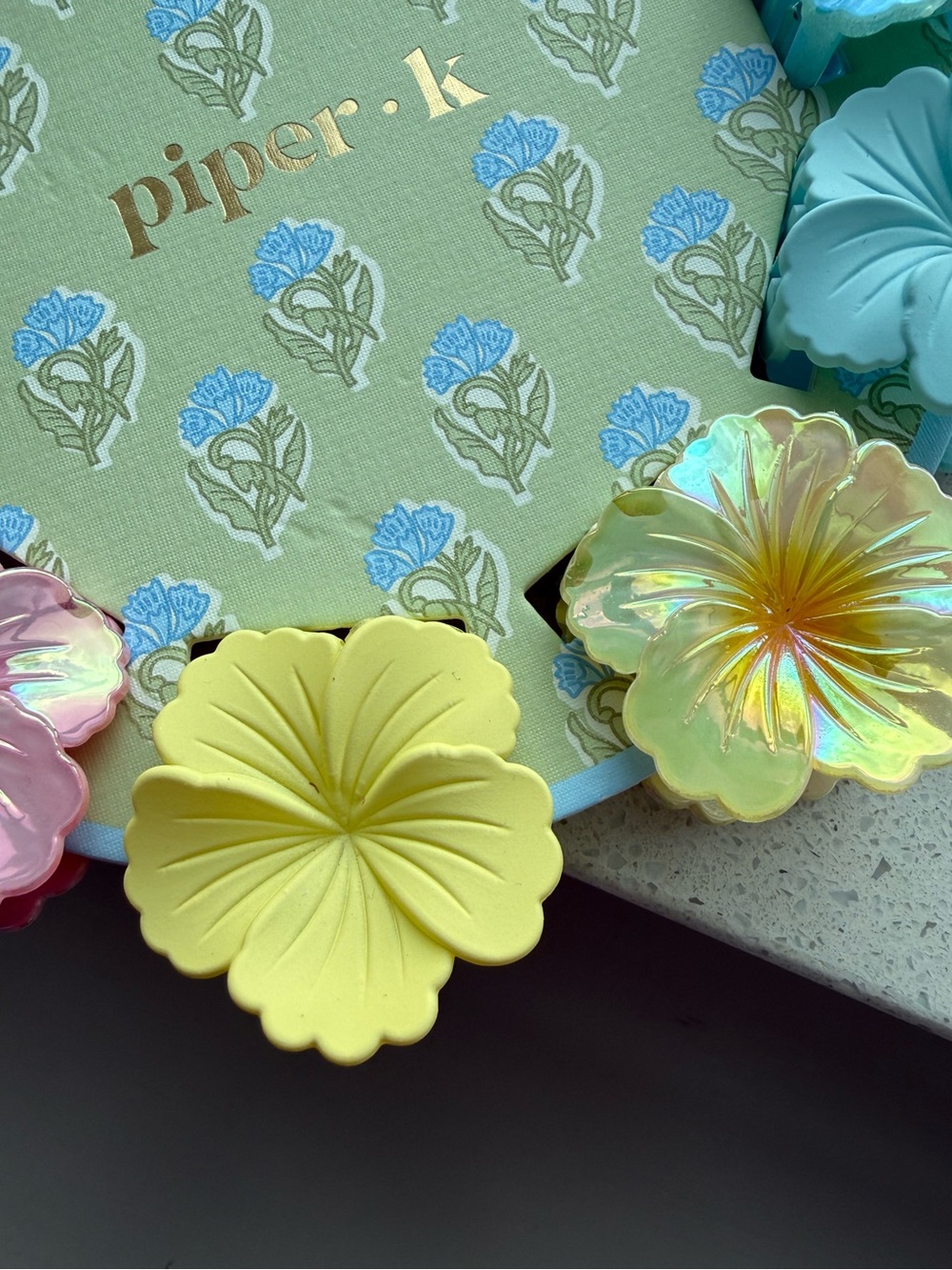 Piper K flower hair clips hair accessory TikTok viral - Picture 6 of 13